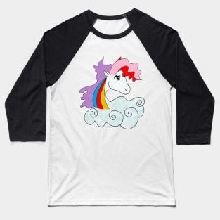 Unicorn Cloud Baseball T-Shirt